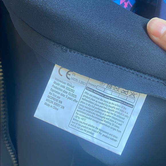 Owntop 2mm Neoprene Wetsuit Full Zip jacket - Picture 5 of 10